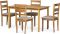 Jdeln set 1+4, rozmr stolu 120x75x75 cm, MDF, d