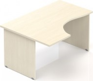 Ergonomick stl Visio 140 x 100 cm, lev javor - zvtit obrzek