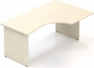Ergonomick stl Visio 160 x 100 cm, prav javor - zvtit obrzek