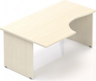 Ergonomick stl Visio 160 x 100 cm, lev javor - zvtit obrzek