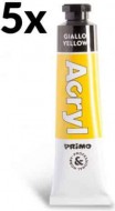 Akrylová barva PRIMO, 18ml, 1ks, žlutá, tuby - zvětšit obrázek