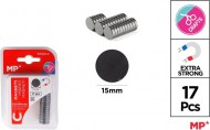 Magnety extra siln� 15mm 17ks na blistru