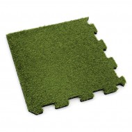 Gumov modulov puzzle dlaba (roh) s umlm trvnkem FLOMA SportFlo S800 - 95,6 x 95,6 x - zvtit obrzek