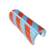 �erveno-b�l� p�nov� ochrana sloup� - 40 x 25 x 2 cm