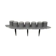 �ed� plastov� zahradn� obrubn�k GC70 - 405 x 6 cm