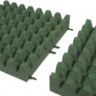 Zelen gumov dopadov dladice (V100/R50) FLOMA - dlka 50 cm, ka 50 cm a vka 10 cm - zvtit obrzek