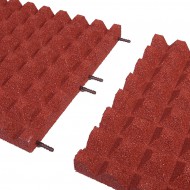 erven gumov certifikovan dopadov dlaba FLOMA V50/R28 - 50 x 50 x 5 cm - zvtit obrzek
