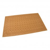 Hnědá textilní vstupní rohož Bricks - Deco - 75 x 45 x 1 cm - zvětšit obrázek