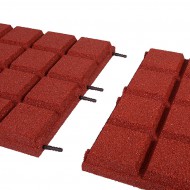 erven gumov dopadov dladice (V50/R25BIG) FLOMA - dlka 50 cm, ka 50 cm a vka 5 c - zvtit obrzek
