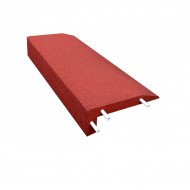 Červený gumový kryt obrubníku - 100 x 40 x 15 cm - zvětšit obrázek