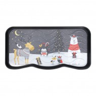 Plastov odkapva na boty FLOMA Night Xmas Party - 38 x 75 x 2,1 cm - zvtit obrzek