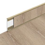 PVC vinylov� soklov� podlahov� li�ta Fortelock Business Tyrolean oak W001 beige - 200 x 5,
