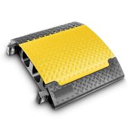 �erno-�lut� plastov� kabelov� most s transparentn�m v�kem DEFENDER Ultra L LUX - 70 x 78,3