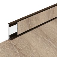 PVC vinylov� soklov� podlahov� li�ta Fortelock Business Tyrolean oak W001 brown - 200 x 5,