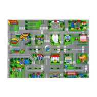 D�tsk� hrac� koberec FLOMA City - 190 x 133 x 0,5 cm