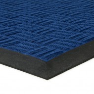 Modr textiln vstupn roho Criss Cross - 45 x 75 x 1 cm - zvtit obrzek