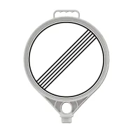 Plastov (PPC) dopravn vstran znaka Konec vech zkaz FLOMA - 28 x 28 cm - zvtit obrzek