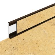 PVC vinylov� soklov� podlahov� li�ta Fortelock Business Tornes jupiter C009 brown - 200 x  - zv�t�it obr�zek