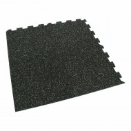 erno-zelen gumov modulov puzzle dlaba (roh) FLOMA FitFlo SF1050 - 95,6 x 95,6 x 0,8 c - zvtit obrzek