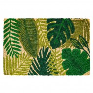 Kokosov vnitn istc vstupn roho FLOMA Ruco Leaves - 40 x 60 x 1,5 cm