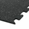 Černo-bílo-modrá gumová modulová puzzle dlažba (ro