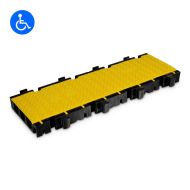 �erno-�lut� plastov� modul�rn� kabelov� most s v�kem DEFENDER 3 2D M - Prost�edn� d�l