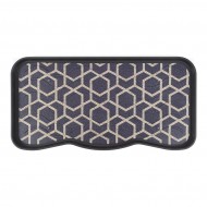 Plastov odkapva na boty FLOMA Geo Lattice - 38 x 75 x 2,1 cm