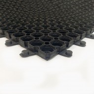Gumov venkovn modulov vstupn roho FLOMA Honeycomb Lock - 100 x 100 x 2,2 cm
