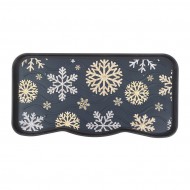 Plastov odkapva na boty FLOMA Sparkle Snowflakes - 38 x 75 x 2,1 cm - zvtit obrzek