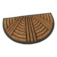Kokosov istic venkovn vstupn plkruhov roho FLOMA Stripes - Lines - dlka 45 cm, 