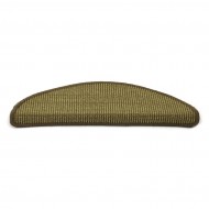 Bov kobercov plkruhov nlap na schody Sisal - 17 x 56 cm
