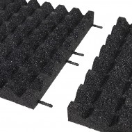 ern gumov certifikovan dopadov dlaba (V65/R28) FLOMA - 50 x 50 x 6,5 cm - zvtit obrzek