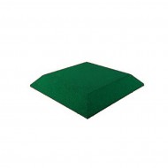 Zelen gumov krajov dopadov dlaba (roh) FLOMA V55/R00 - 50 x 50 x 5,5 cm - zvtit obrzek