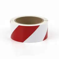 B�lo-�erven� prav� v�stra�n� p�ska - 33 m x 5 cm - zv�t�it obr�zek