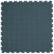 Modr� plastov� (PVC) z�t�ov� dla�ba Fortelock Industry ECO (diamant) - 51 x 51 x 0,7 cm