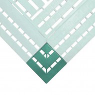 Zelen nbhov rohov hrana WORK-DECK - 11,2 x 11,2 x 2,5 cm - zvtit obrzek