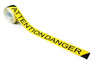 erno-lut korundov protiskluzov pska s potiskem FLOMA Attention Danger - 18,3 m x 7,5