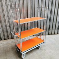 Policov� vychyst�vac� voz�k do skladu TOYOTA Trolley Shelf - 120 x 60 x 186 cm