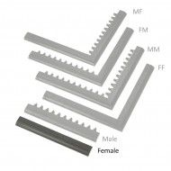 Černá náběhová hrana samice MF Safety Ramps D23/C23 - 50 x 6 cm - zvětšit obrázek