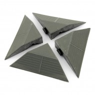 ed plastov rohov njezd pro terasovou dlabu Linea Combi - 4,8 cm - 4 ks
