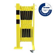 �erno-�lut� sloupkov� mobiln� z�brana - 4 x 1,05 m