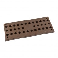 Hnd plastov obdlnkov zatravovac dlaba - 60 x 24,8 cm - 4 ks