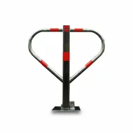 �erno-�erven� ocelov� parkovac� sloupek Butterfly - 55 x 60 cm