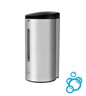 St��brn� nerezov� bezdotykov� d�vkova� m�dla (p�na) Donner ROUND - objem 700 ml