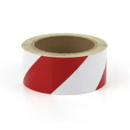 B�lo-�erven� prav� reflexn� v�stra�n� p�ska - 15 m x 5 cm - zv�t�it obr�zek