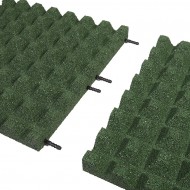 Zelen gumov certifikovan dopadov dlaba FLOMA V50/R28 - 50 x 50 x 5 cm - zvtit obrzek