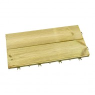 Dřevěná dřevoplastová terasová dlažba Linea Woodenstyle - 59 x 30,5 x 3 cm - zvětšit obrázek