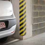 �erno-�lut� p�nov� ochrana zd�, st�n (roh) - 120 x 12,5 x 2,5 cm