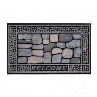 Venkovní čistící vstupní rohož FLOMA Residence Stones Welcome - délka 45 cm, šířka 75 cm,  - zvětšit obrázek