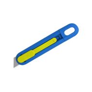 Modro-�lut� plastov� bezpe�nostn� samozatahovac� jednor�zov� n��